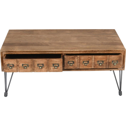 American Vintage Coffee Table - Medium Brown