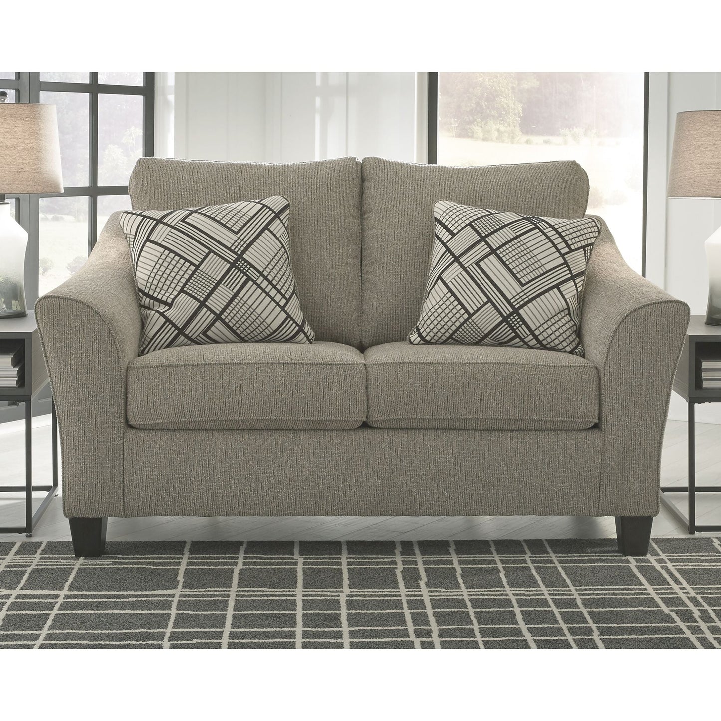 Barnesley Loveseat - Platinum