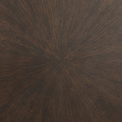 Brazburn Coffee Table - Dark Brown/Gold Finish