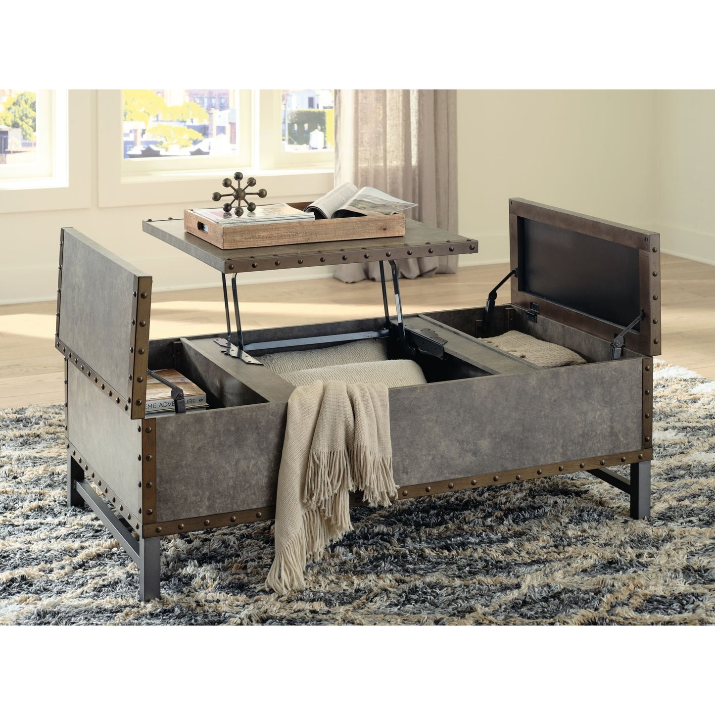 Derrylin Coffee Table - Brown