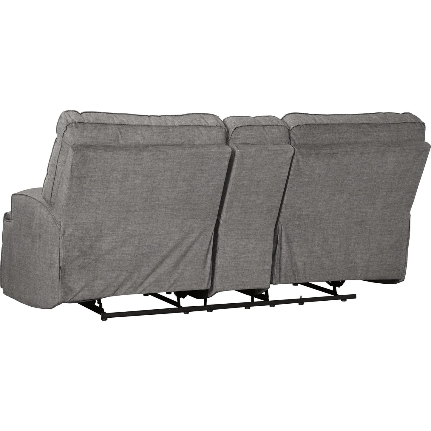 Coombs Power Reclining Loveseat with Console - Charcoal
