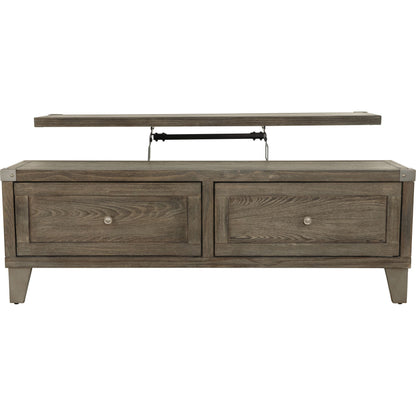 Chazney Coffee Table - Rustic Brown