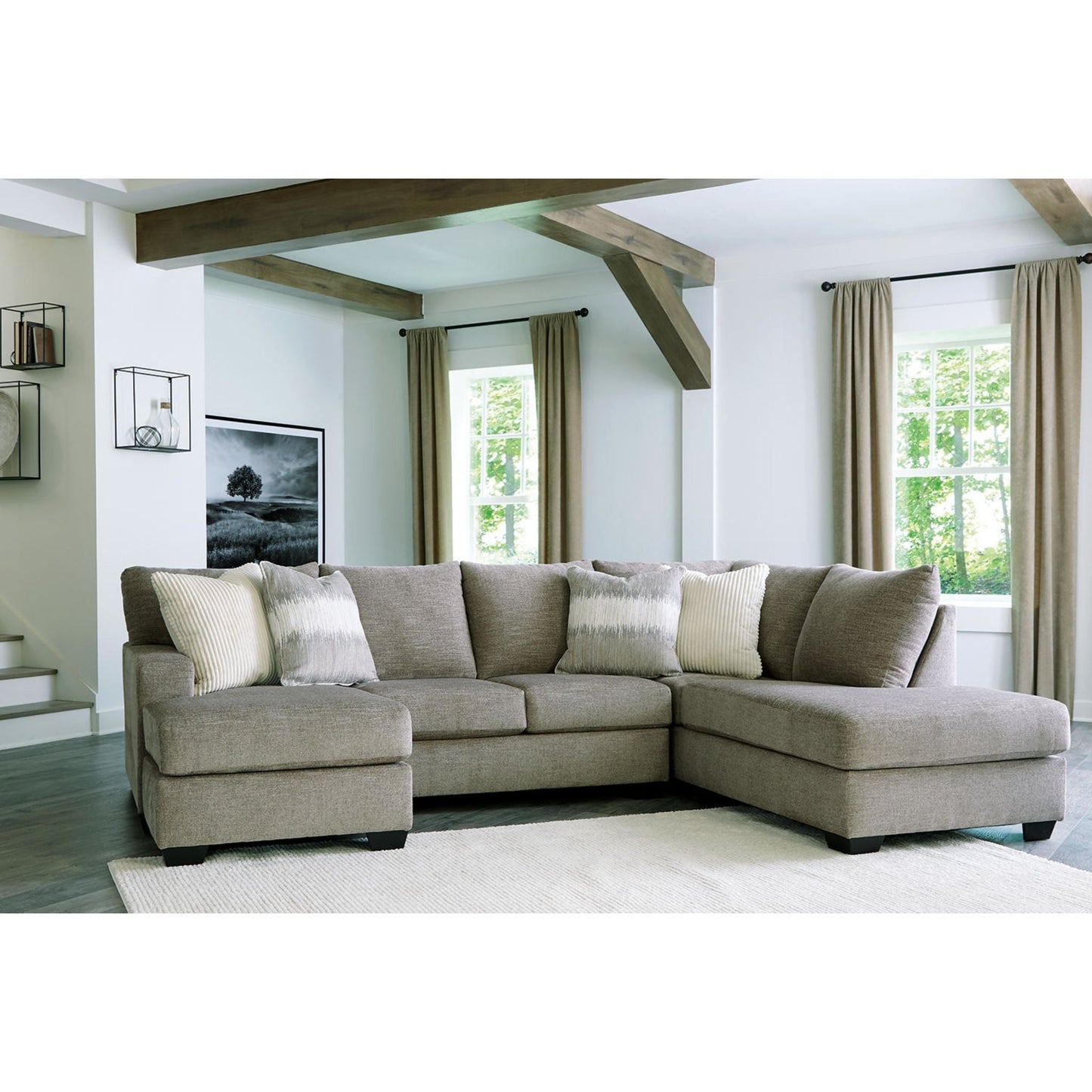 Creswell 2 Piece Sectional with Chaise