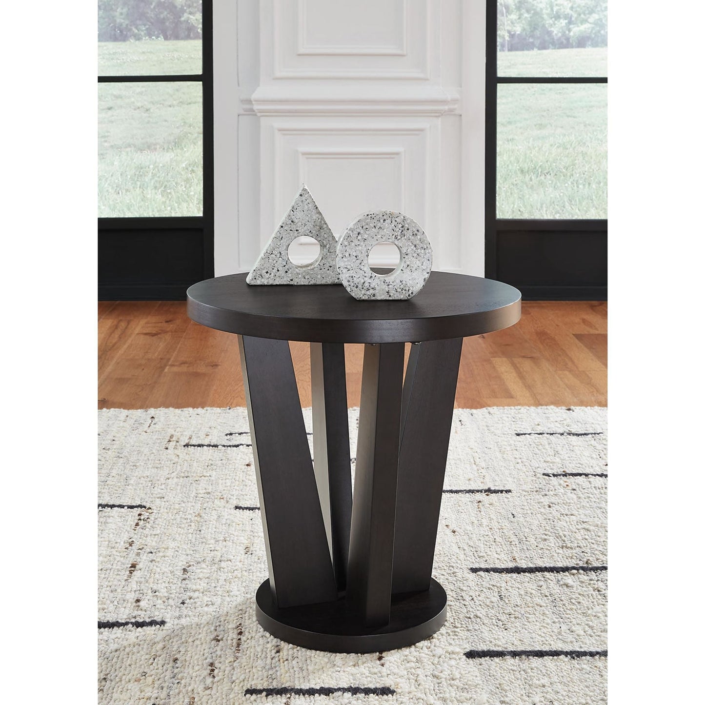 Chasinfield End Table - Dark Brown