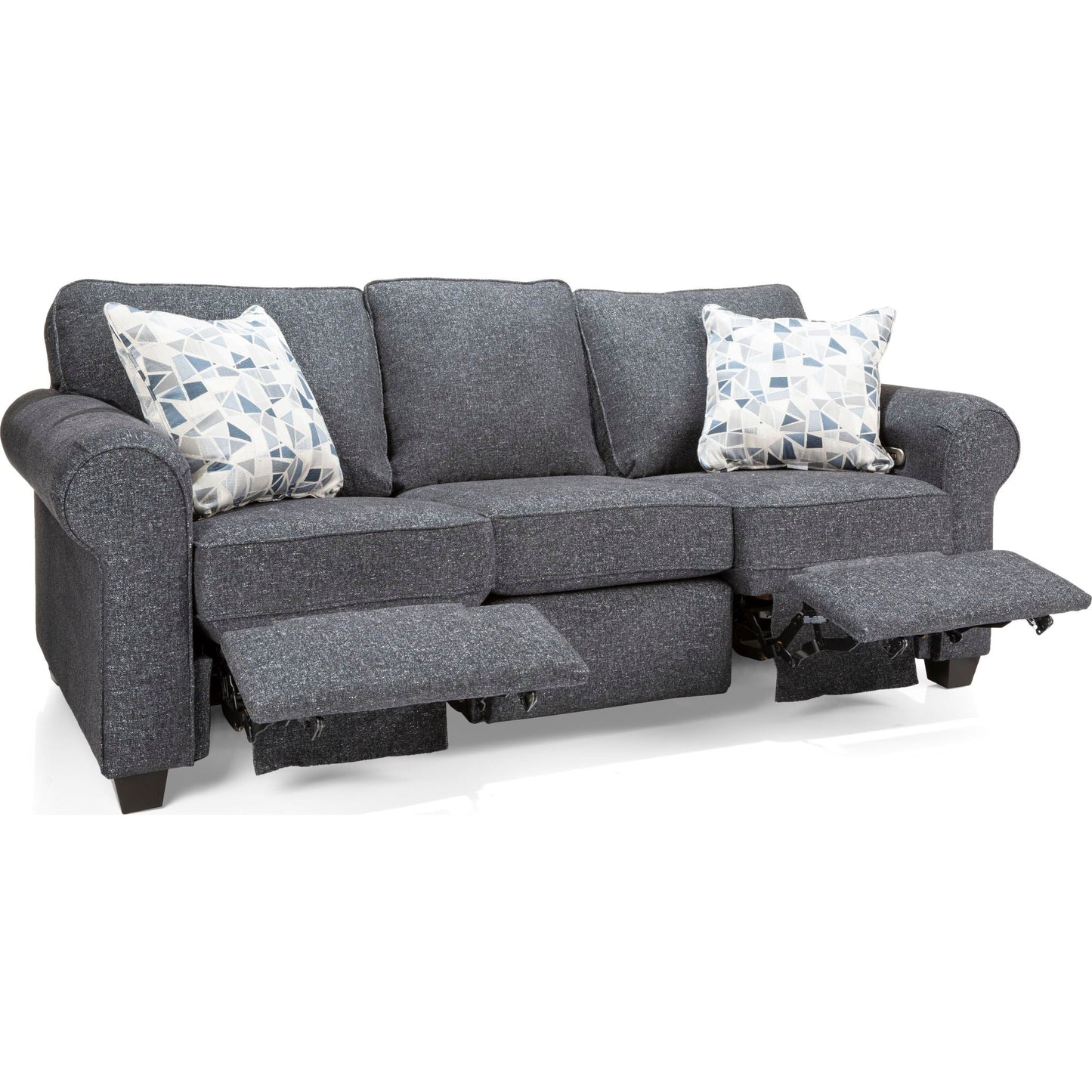 Cosmo Power Reclining Sofa - Mondavi Graphite