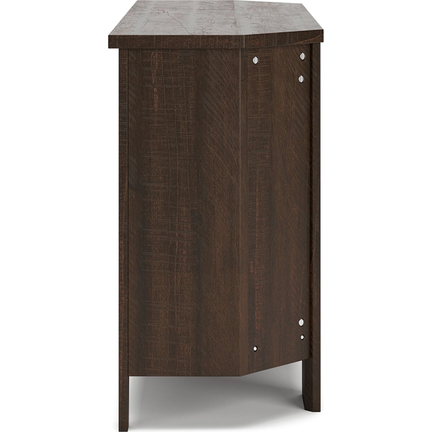 Camiburg Corner TV Stand - Warm Brown