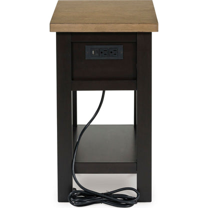 Drazmine Chairside End Table - Brown