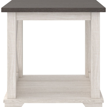 Dorrinson End Table - Two-tone