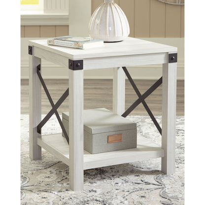 Bayflynn End Table - Whitewash