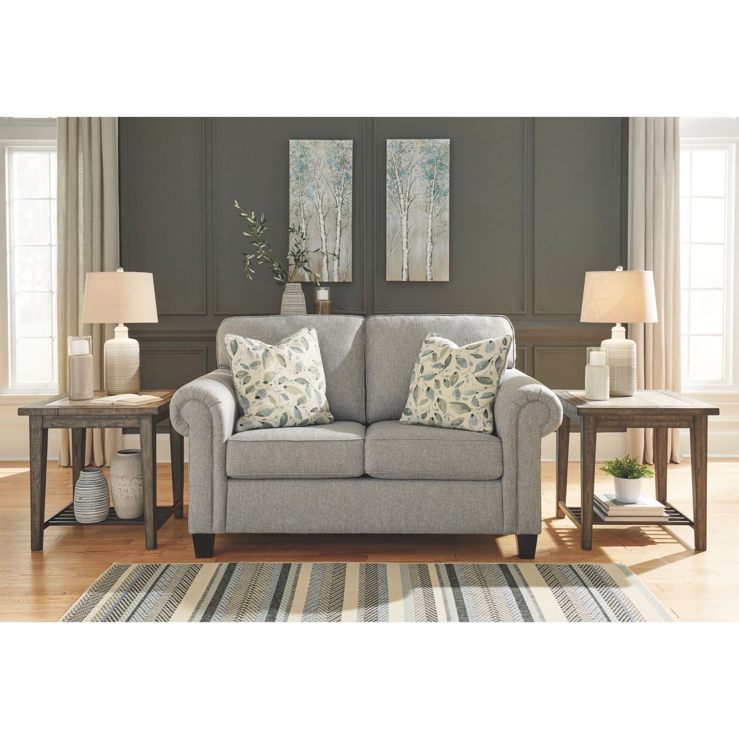 Alandari Loveseat - Gray