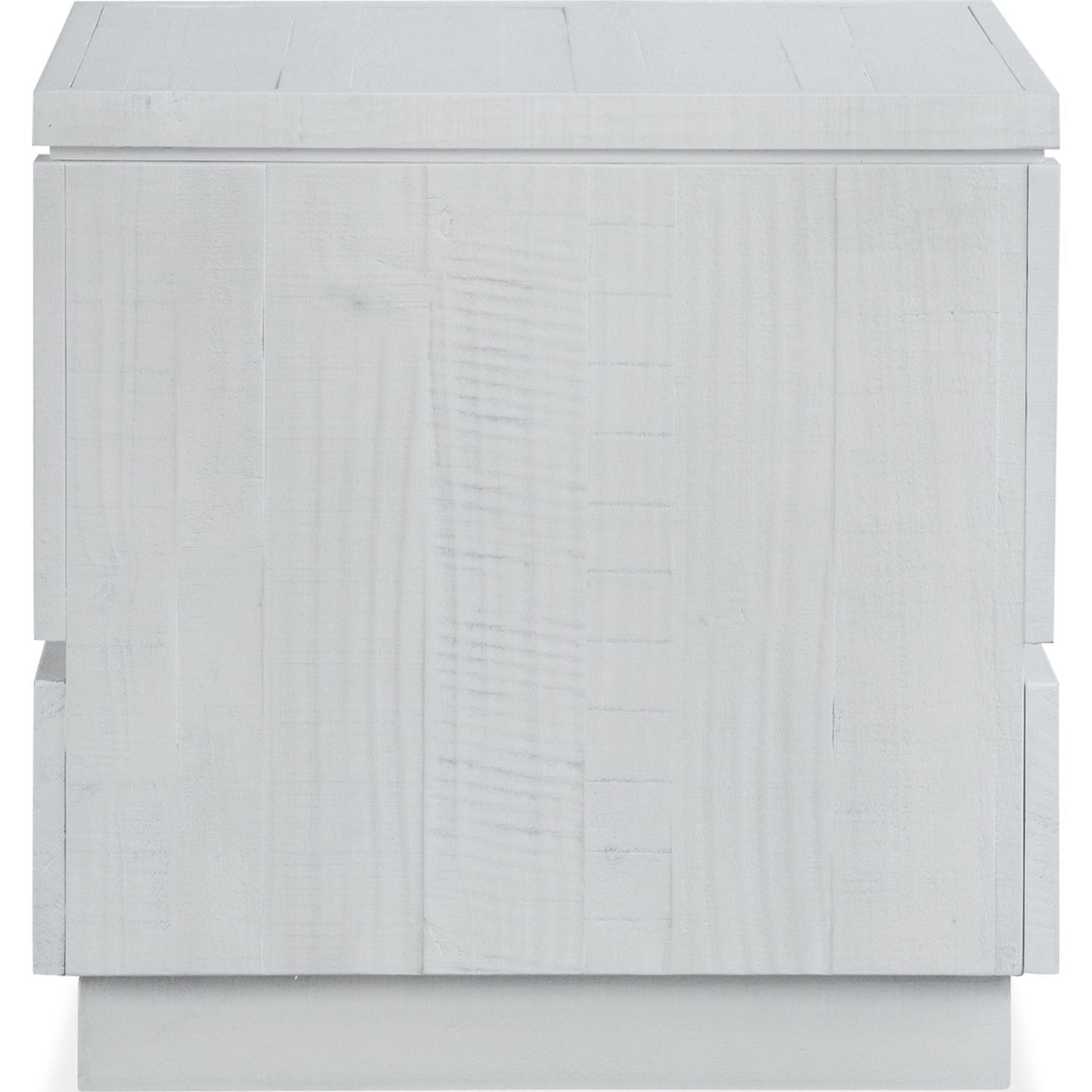 Claudette End Table - Alabaster