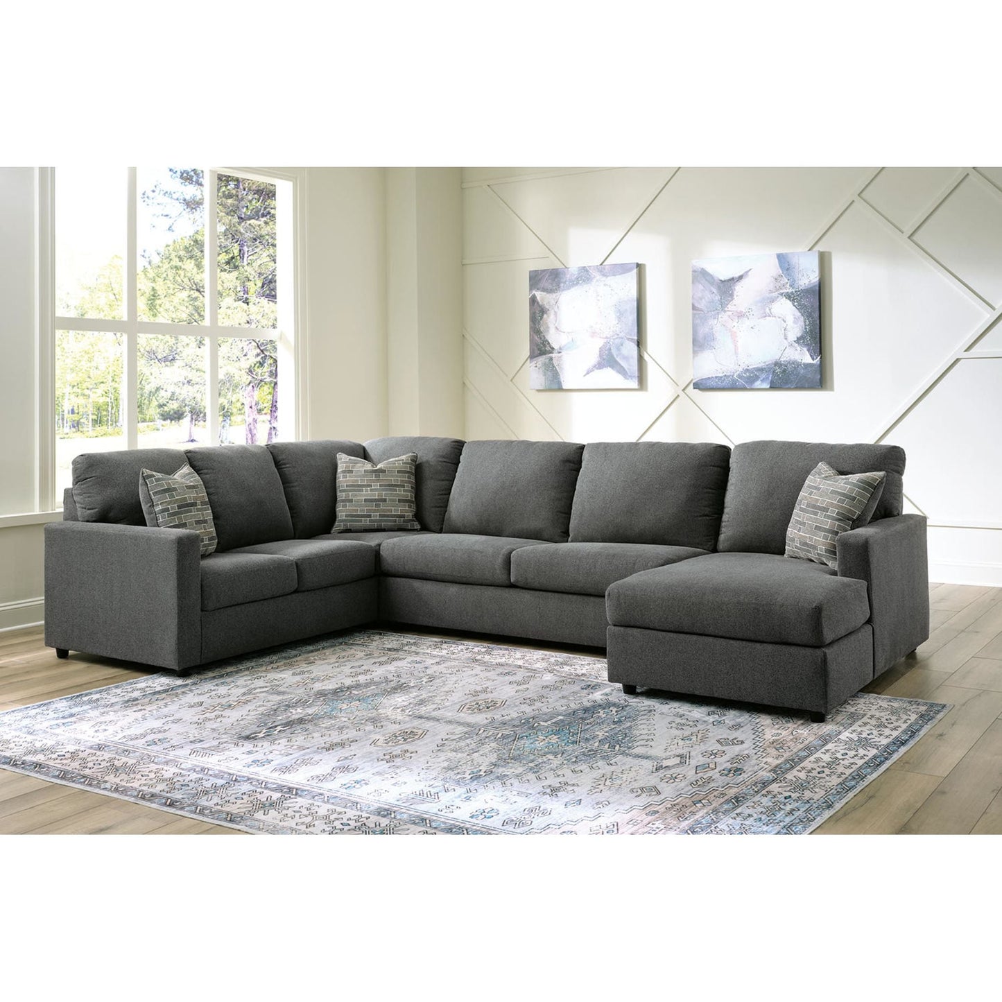 Edenfield 3 Piece Sectional with Chaise