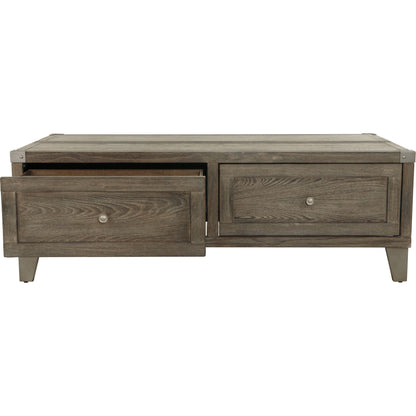 Chazney Coffee Table - Rustic Brown