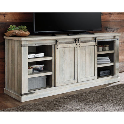 Carynhurst TV Stand - Whitewash