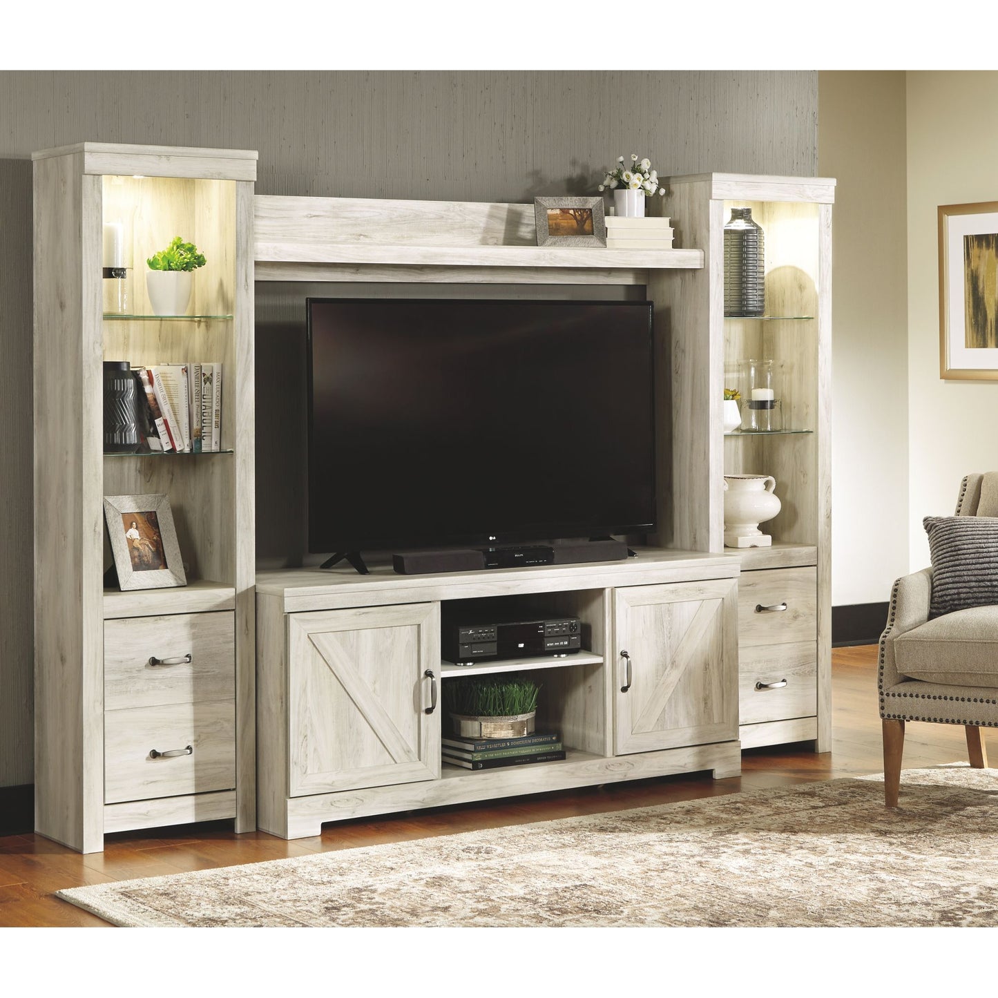 Bellaby 4 Piece Pier - Whitewash