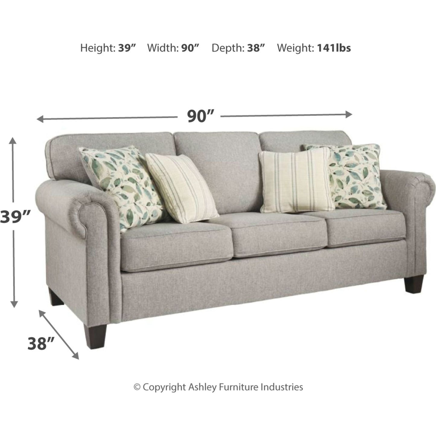 Alandari Sofa - Gray