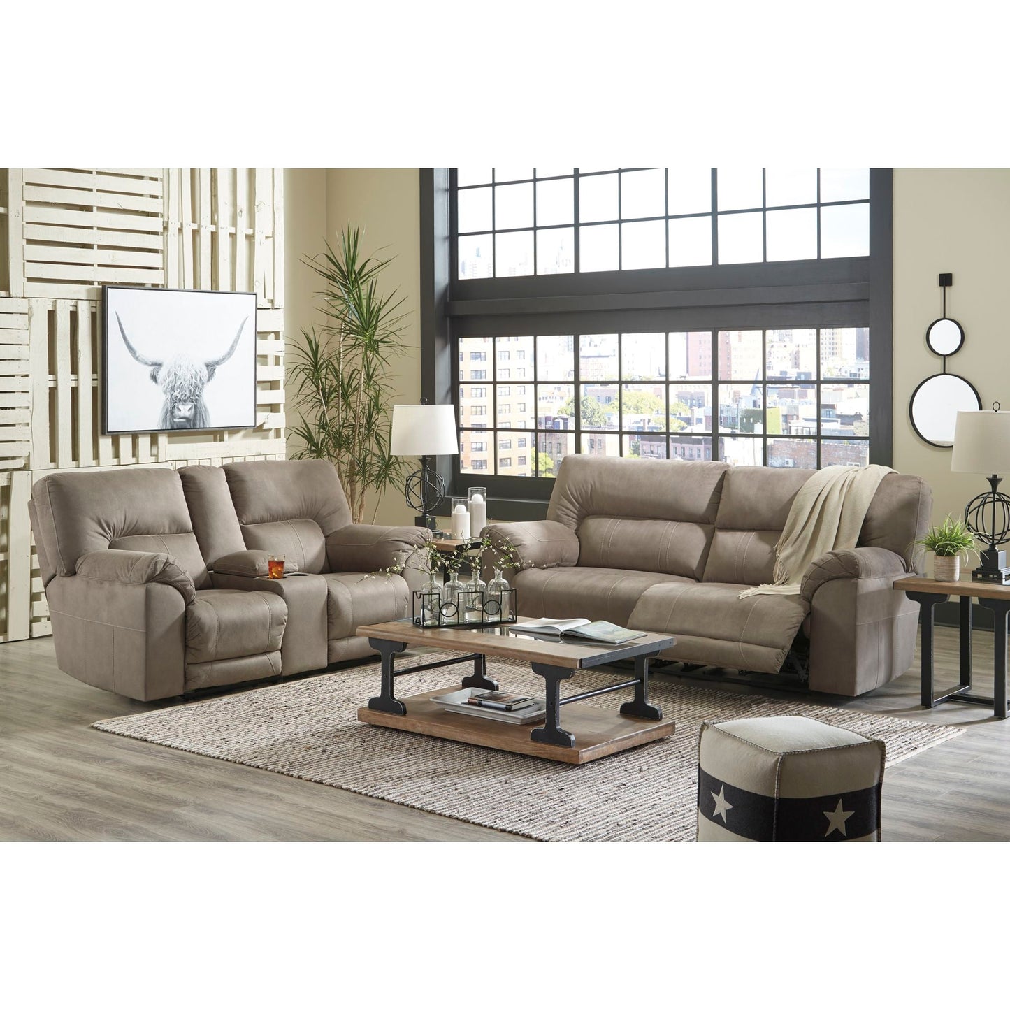 Cavalcade Reclining Sofa - Slate