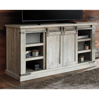 Carynhurst TV Stand - Whitewash
