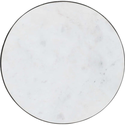 Circularity Coffee Table - White and Gunmetal