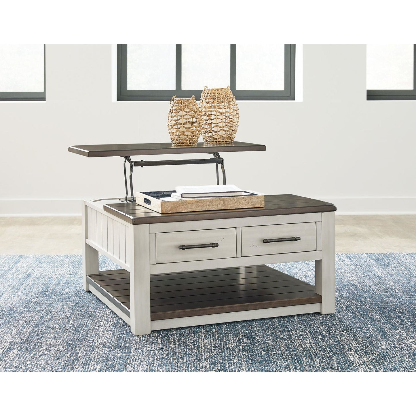 Darborn Coffee Table - Gray/Brown