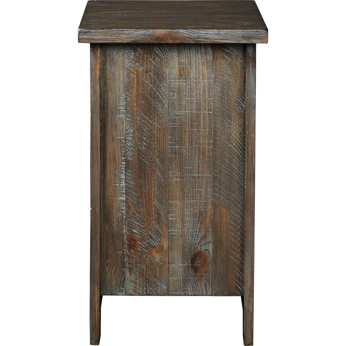 Bleeker Chair Side End Table - Brown