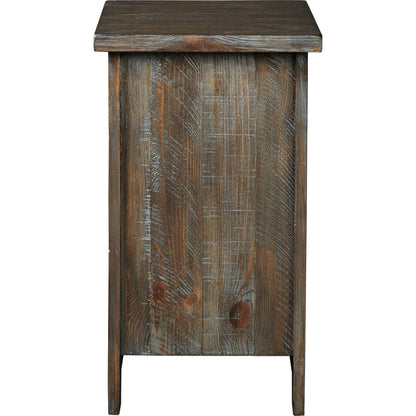 Bleeker Chair Side End Table - Brown