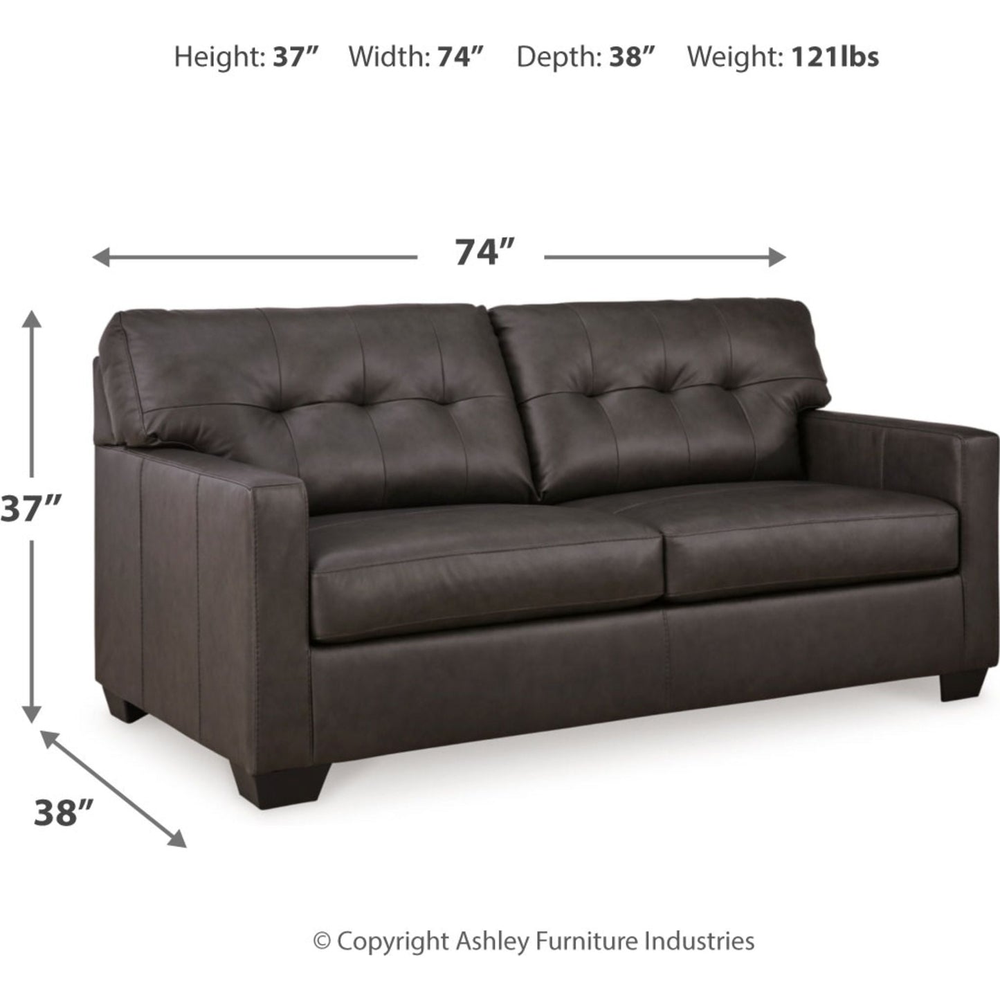 Belziani Sofa - Storm