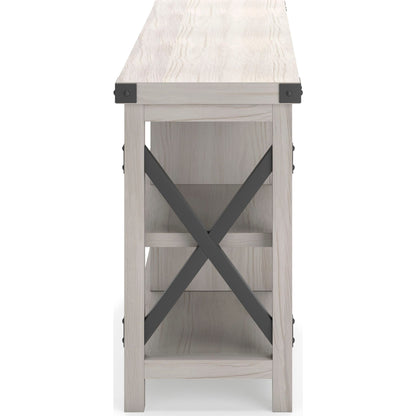 Bayflynn TV Stand - White/Black