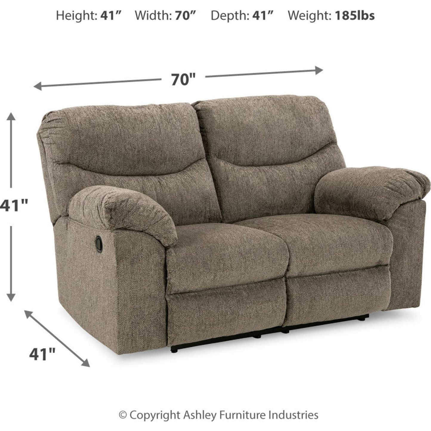 Alphons Reclining Loveseat