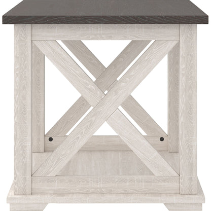 Dorrinson End Table - Two-tone
