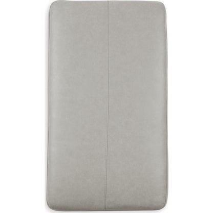 Amiata Oversized Accent Ottoman - Glacier