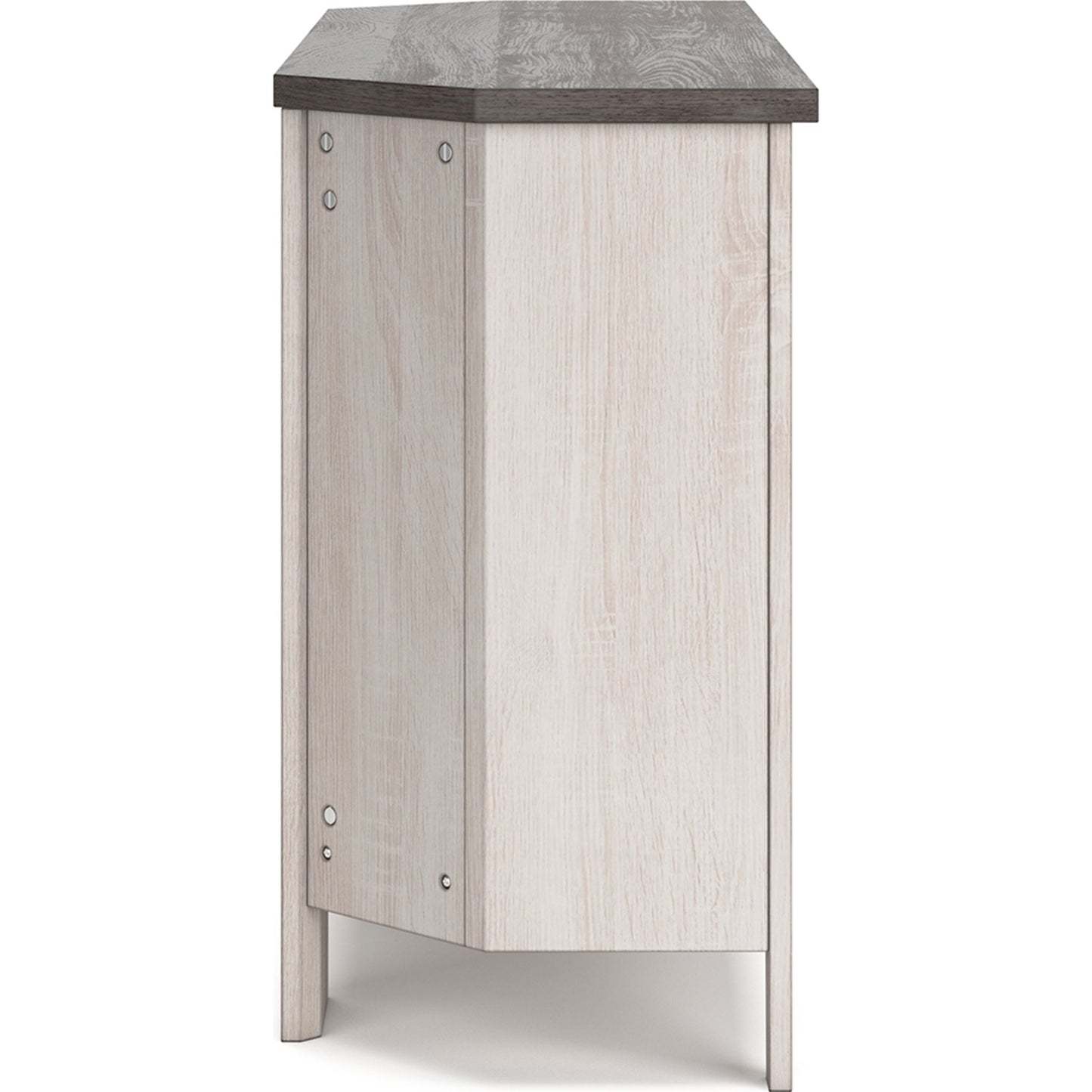 Dorrinson Corner TV Stand - Two-tone