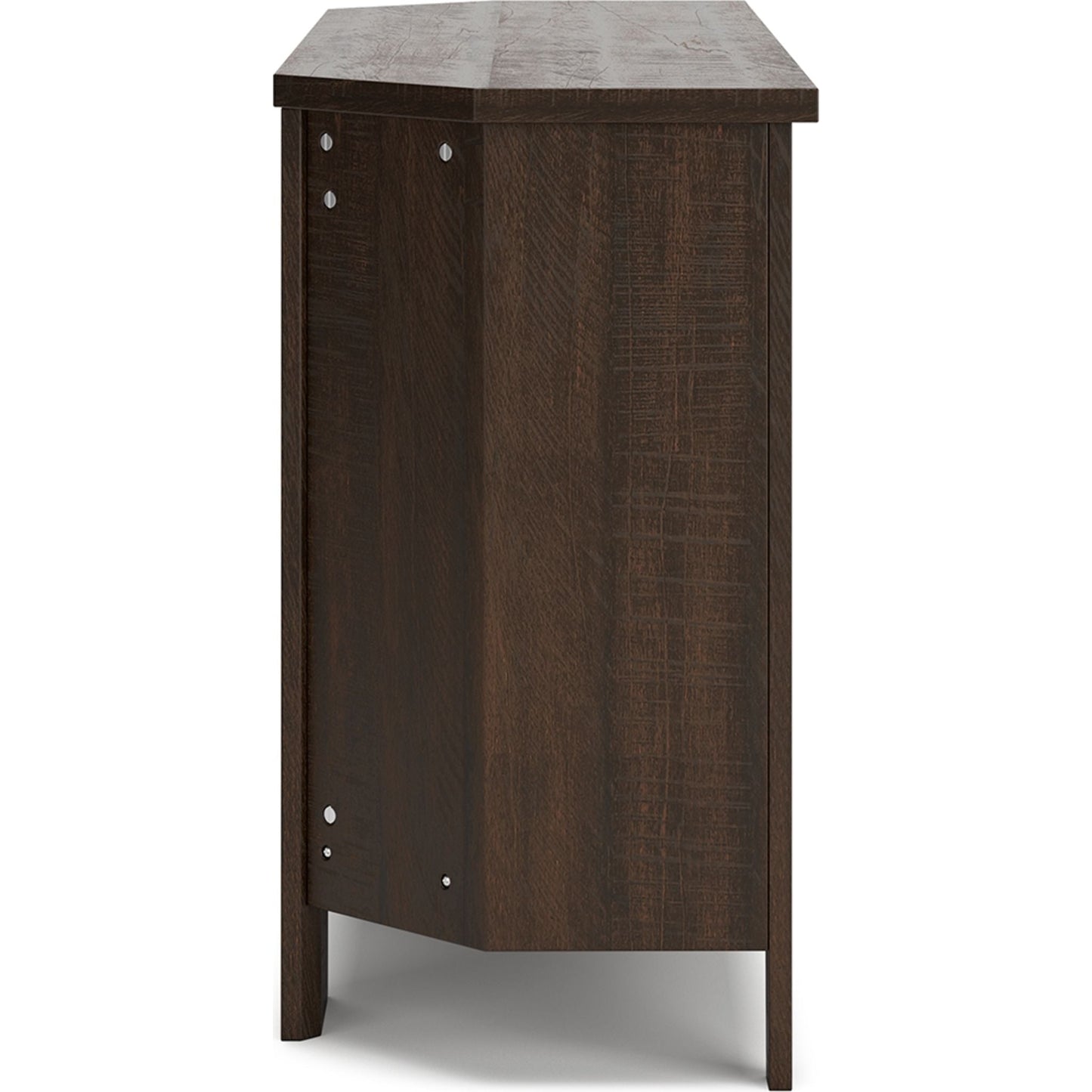 Camiburg Corner TV Stand - Warm Brown