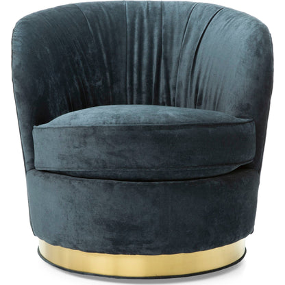 Allison Swivel Chair - Capri Blueberry