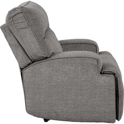 Coombs Wide Seat Power Recliner - Charcoal