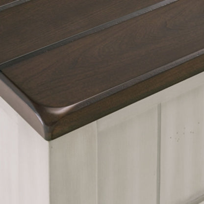 Darborn Chair Side End Table - Gray/Brown