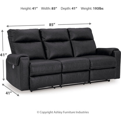 Axtellton Power Reclining Sofa - Carbon