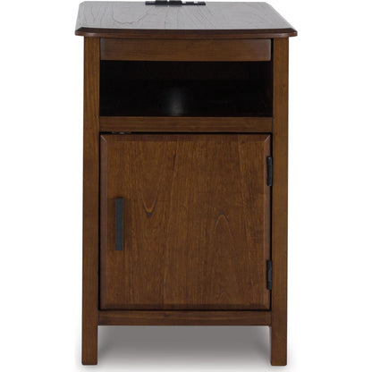 Devonsted Chairside Table - Brown