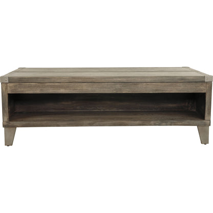 Chazney Coffee Table - Rustic Brown