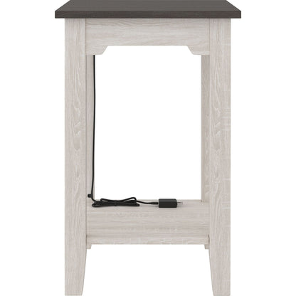 Dorrinson Chair Side End Table - Two-tone