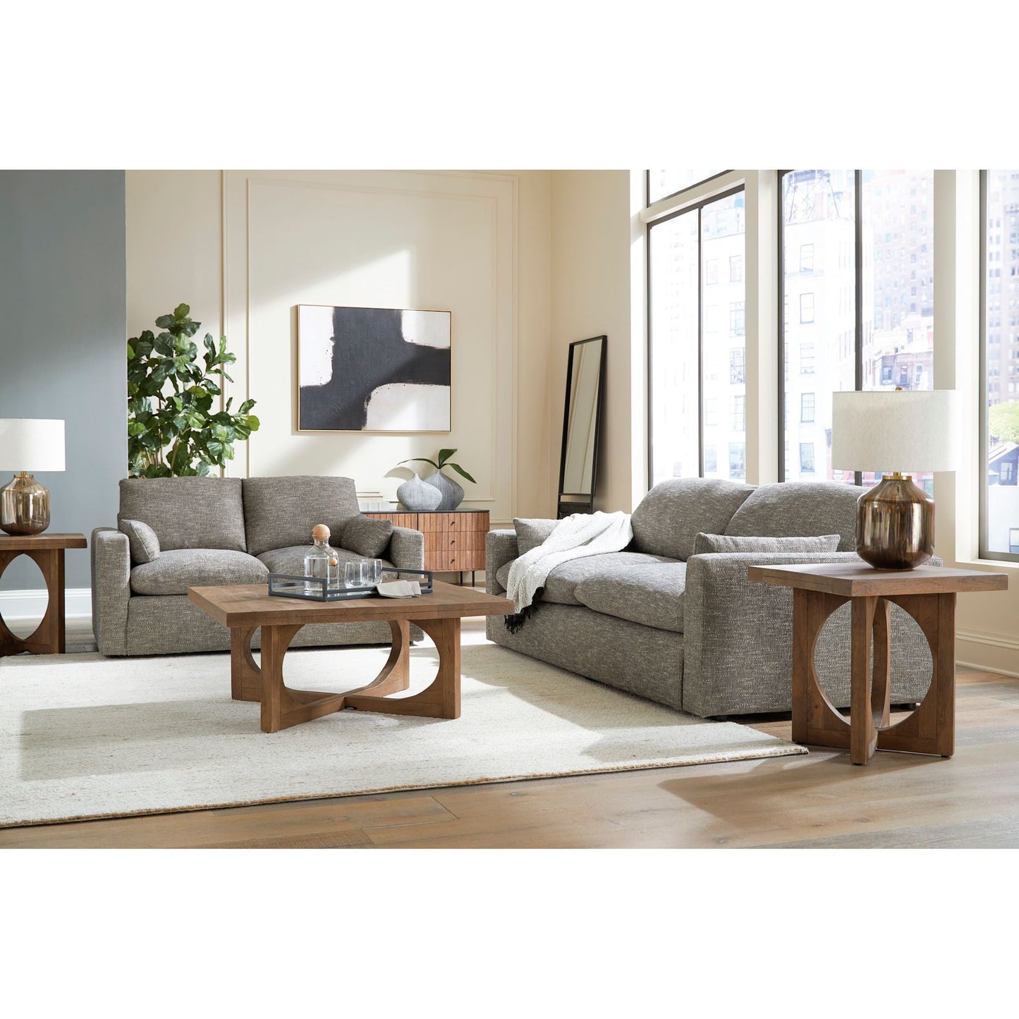 Dramatic Sofa - Granite