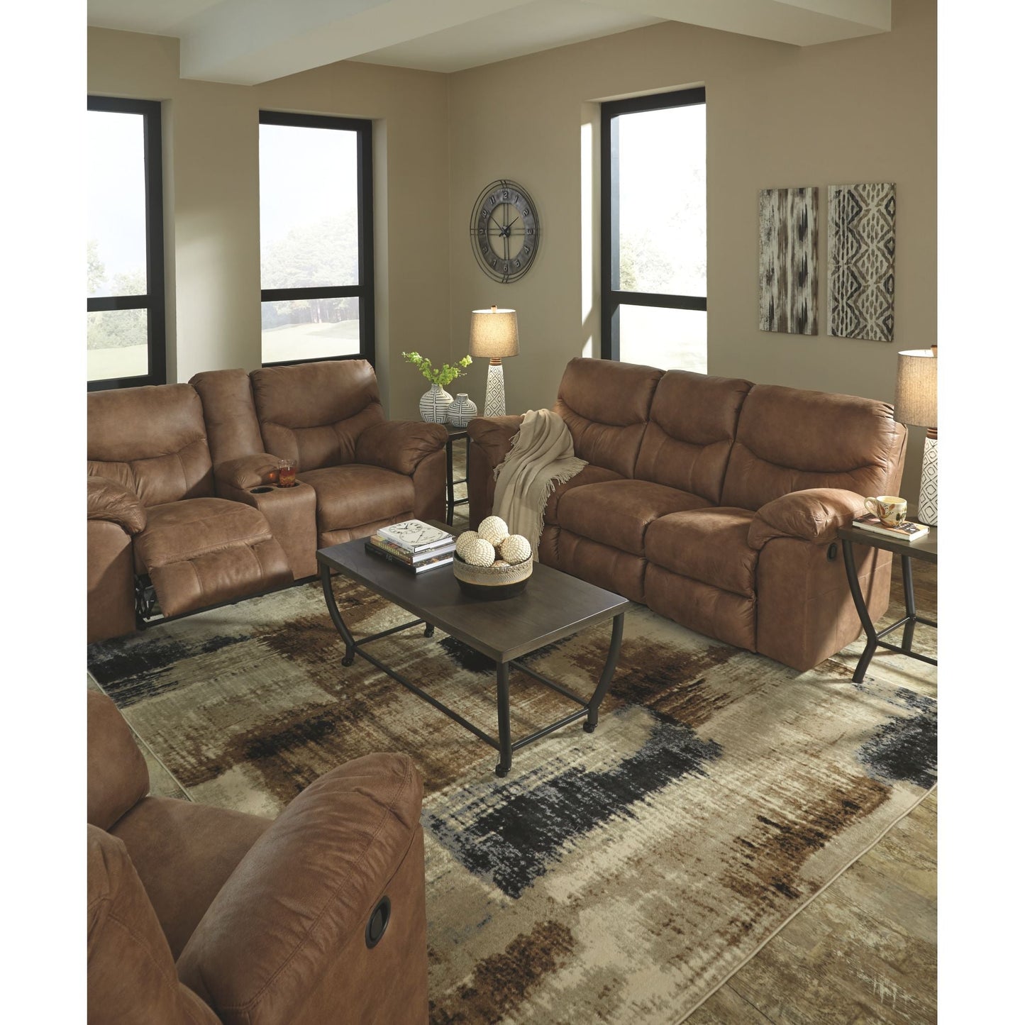Boxberg Reclining Sofa - Bark