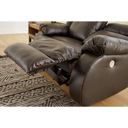 Denoron Power Rocker Recliner - Chocolate