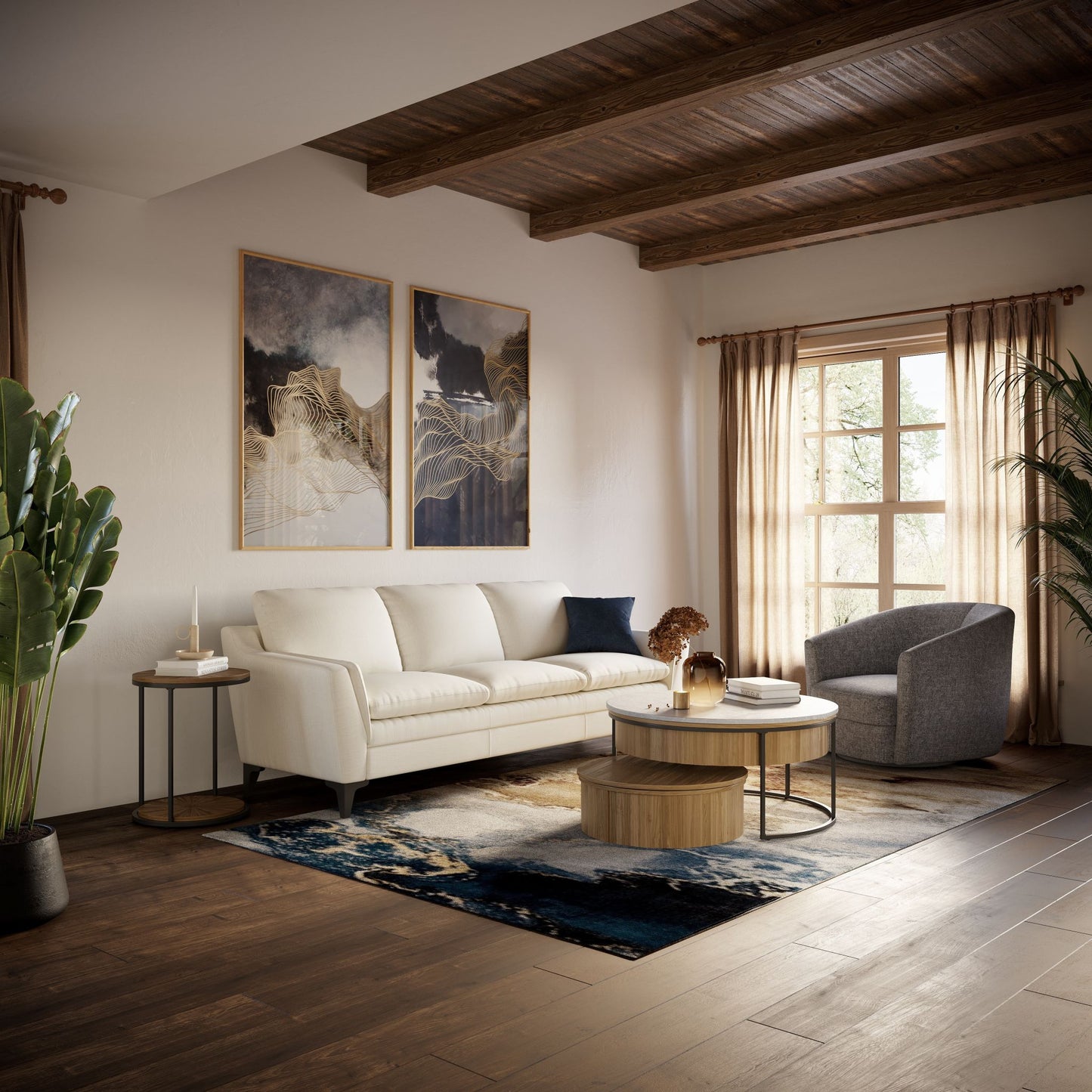 Balmoral Sofa - Basilica Creamery