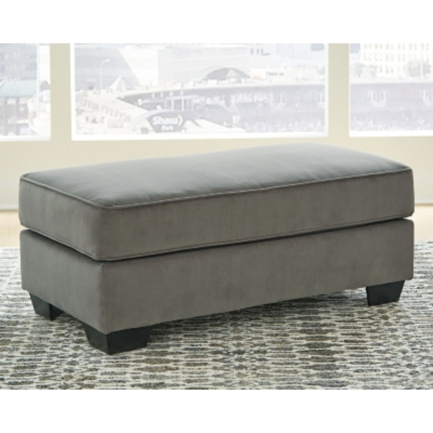 Angleton Ottoman - Sandstone