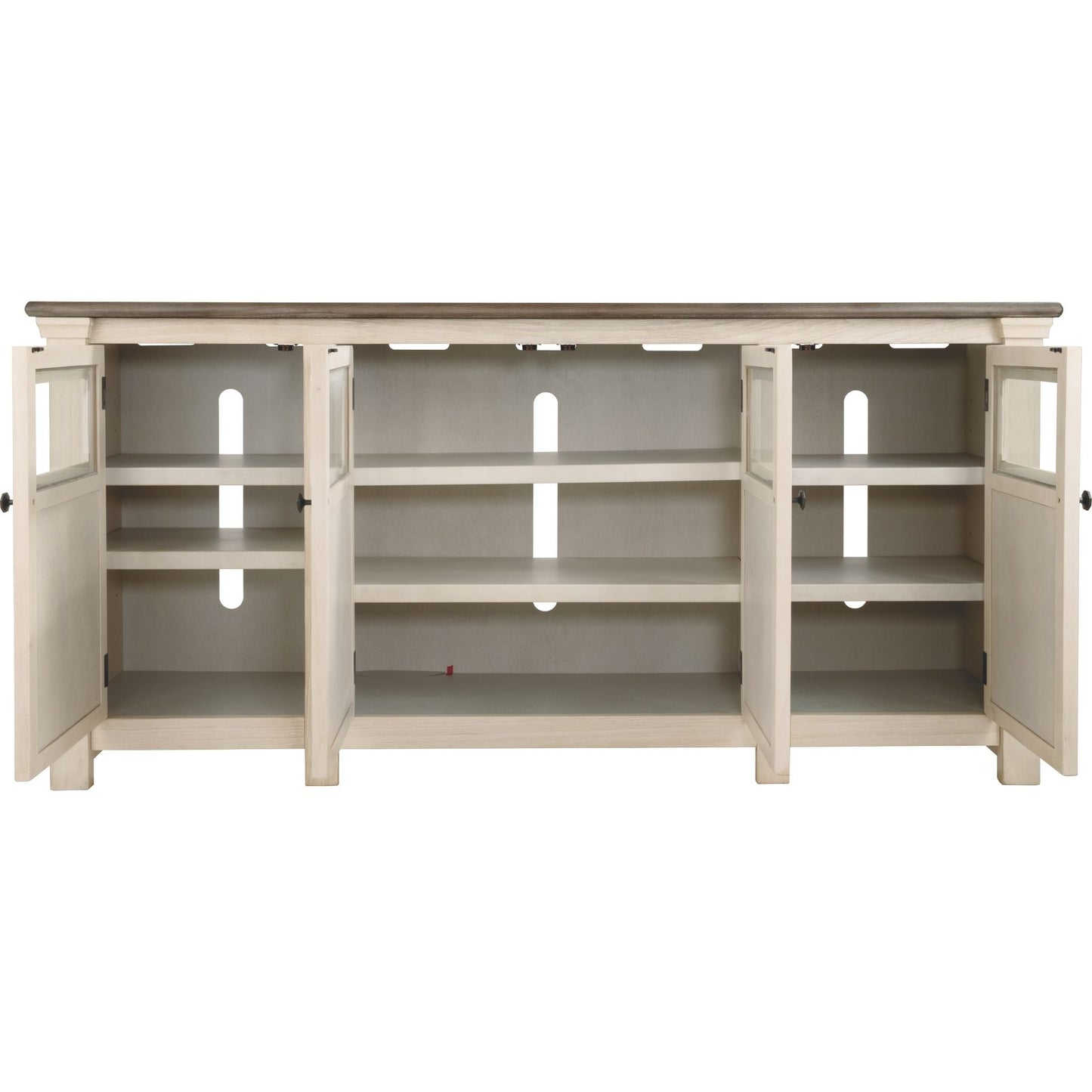 Bolanburg TV Stand - White/Weathered Gray