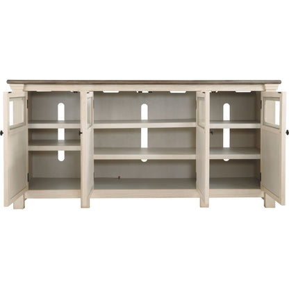 Bolanburg TV Stand - White/Weathered Gray