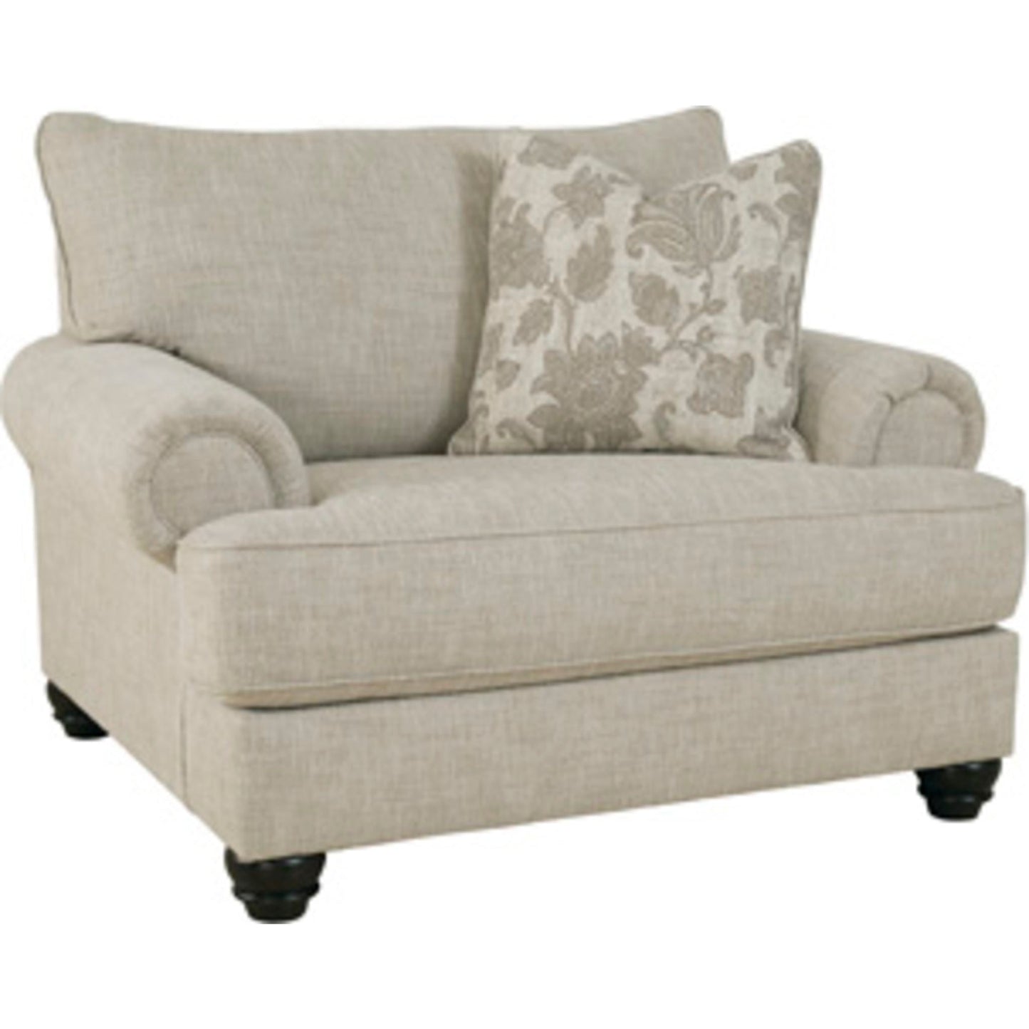 Asanti Chair and a Half - Fog