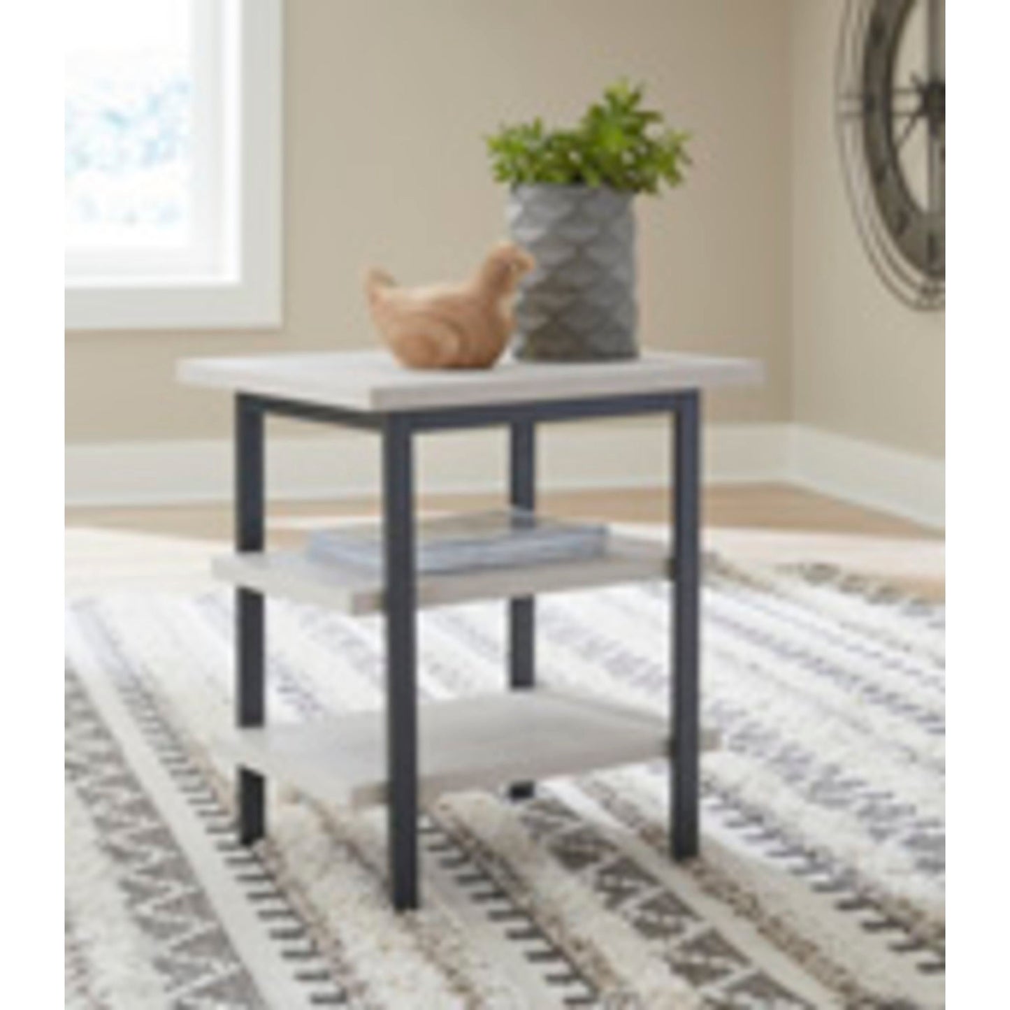 Bayflynn End Table - Whitewash