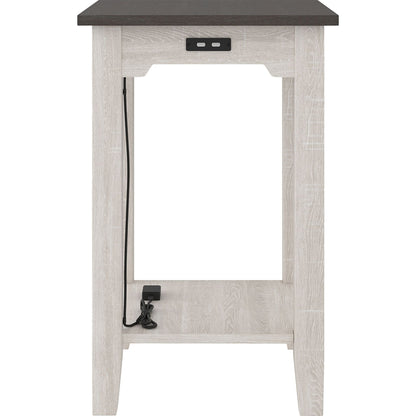 Dorrinson Chair Side End Table - Two-tone
